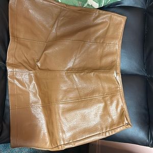 Blue Ivy Faux Leather Skirt